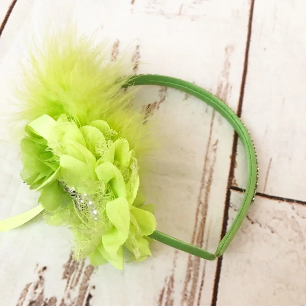 Beautiful Green Decorative Headband